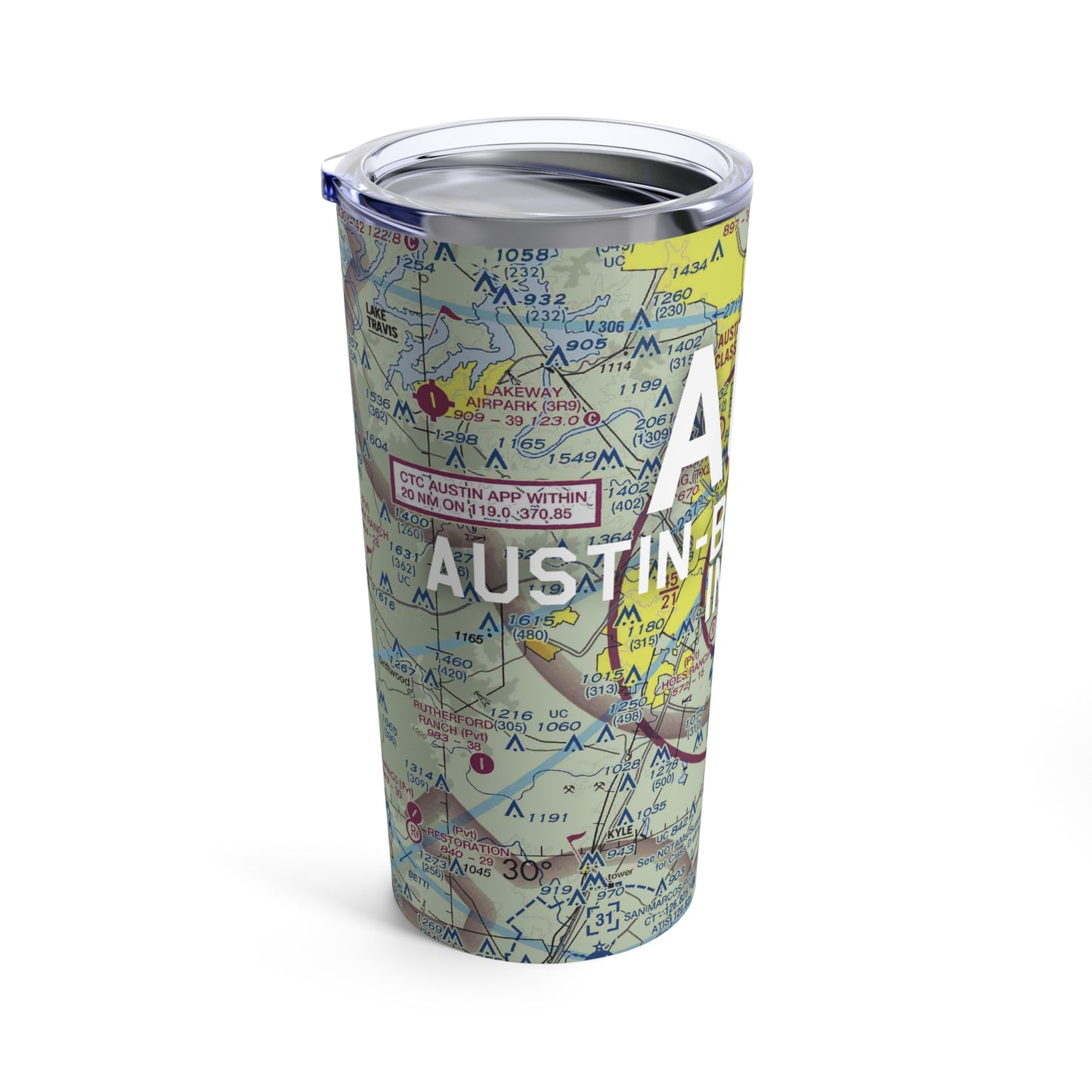 AUS Tumbler | Austin-Bergstrom International Airport Tumbler