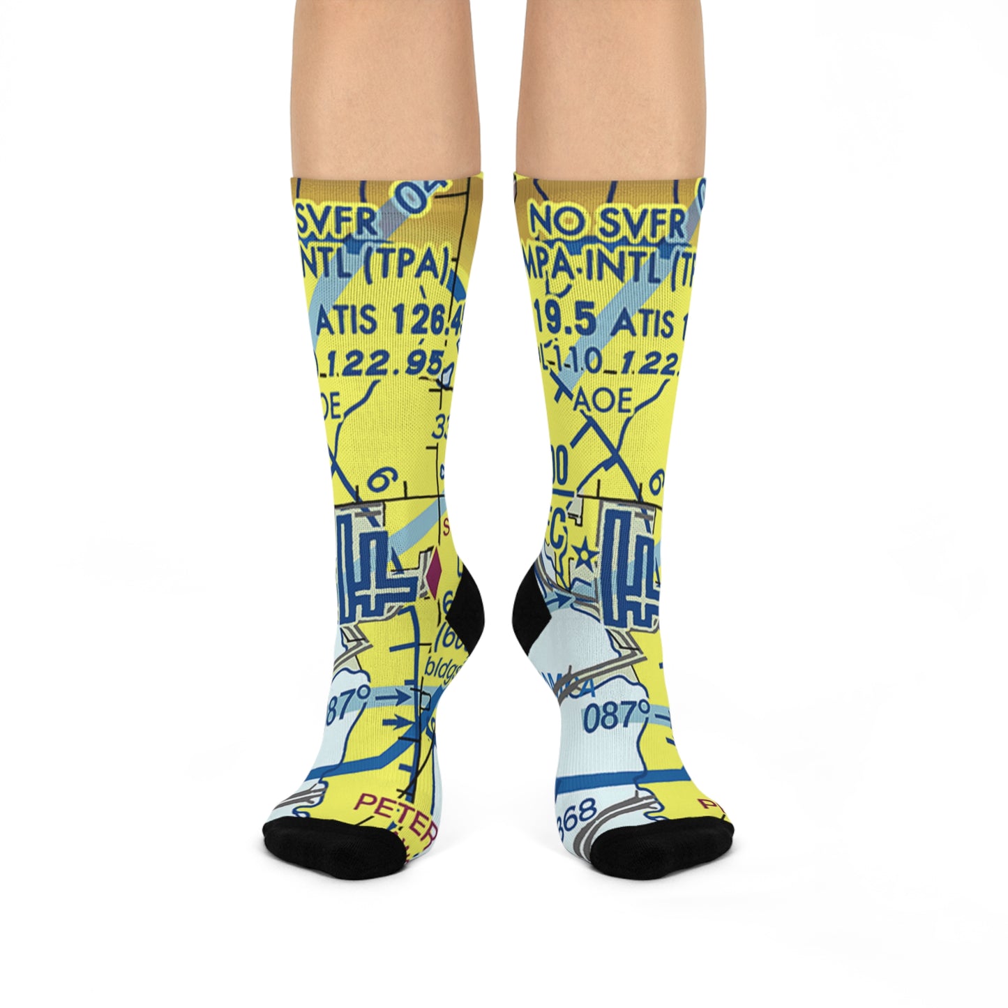 TPA Cushioned Crew Socks | Tampa International Socks