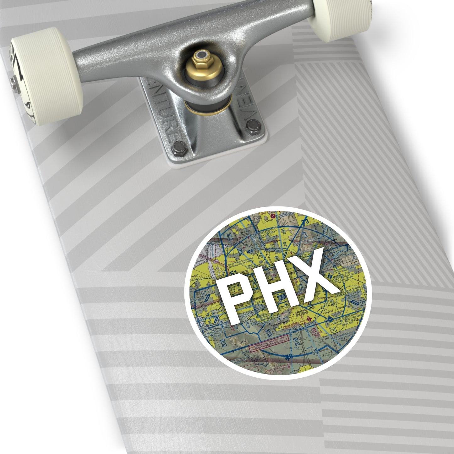 PHX Round Sticker | Phoenix Sky Harbor International Airport Sticker