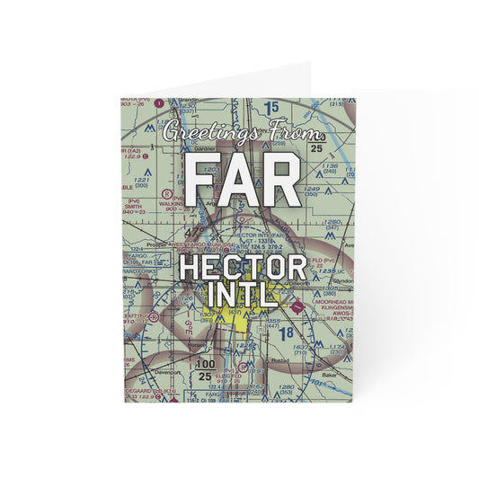 FAR Greeting Cards | Hector International Airport Cards