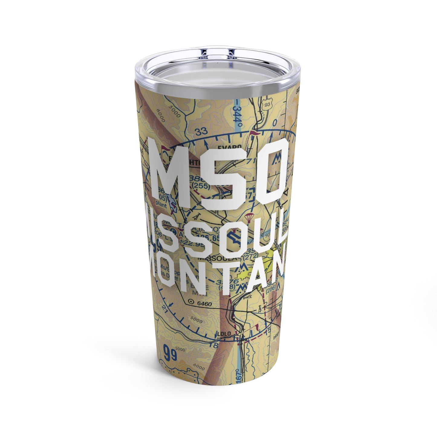 MSO Tumbler | Missoula Montana Airport Tumbler