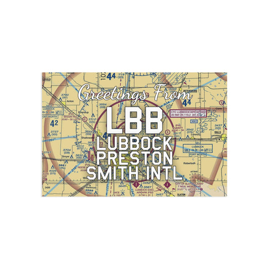 LBB Postcard | Lubbock Preston Smith International Airport Card
