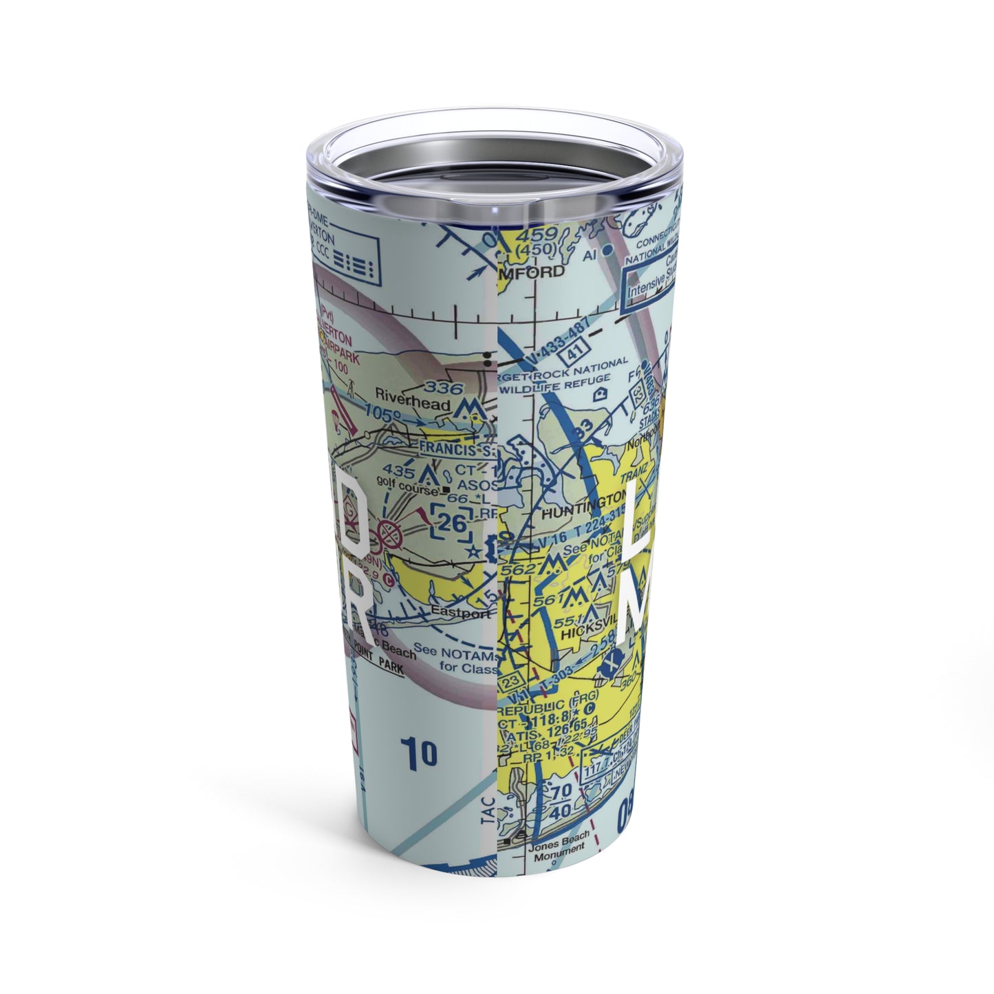 ISP Tumbler | Long Island Mac Arthur Airport Tumbler