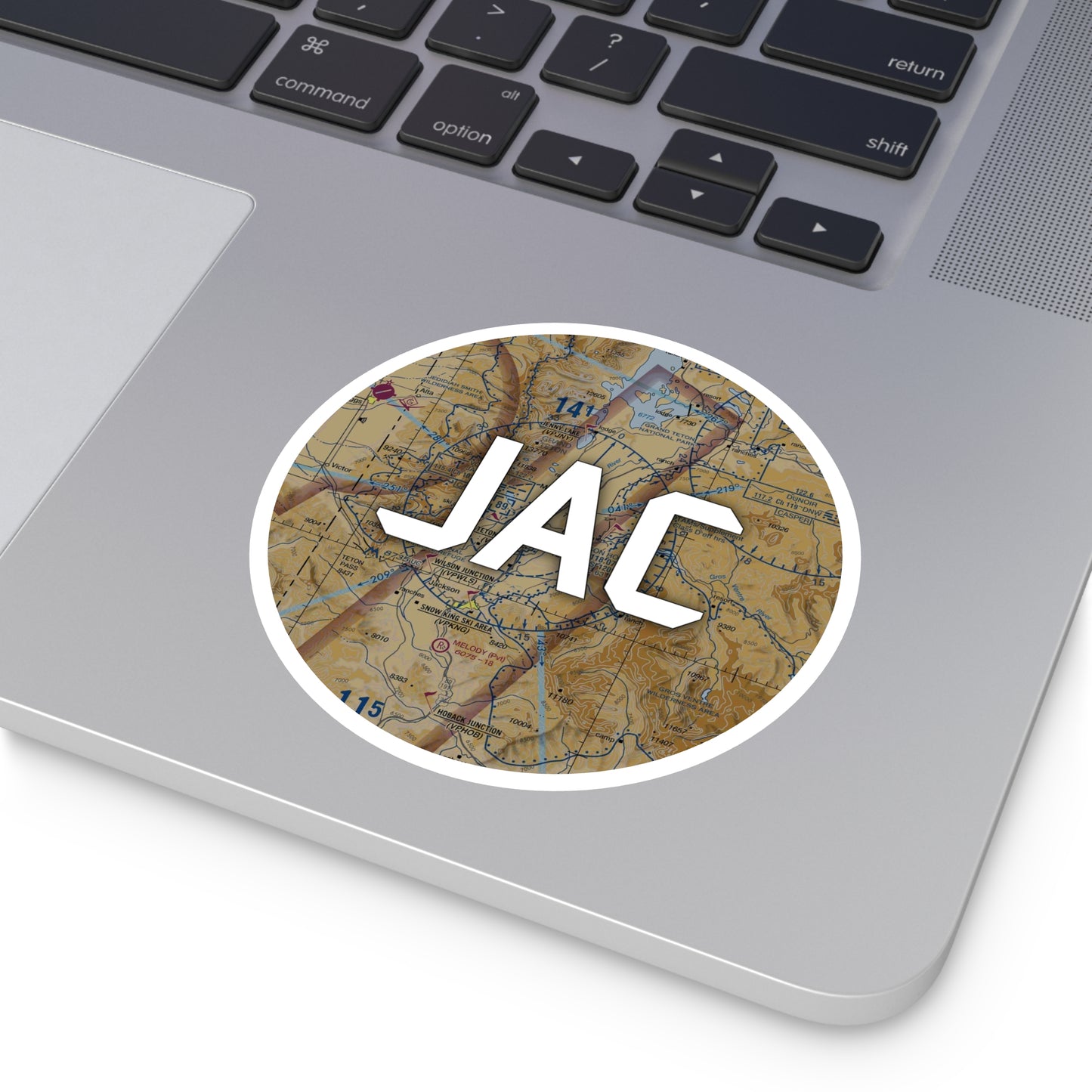 JAC Round Sticker | Jackson Hole Airport Sticker