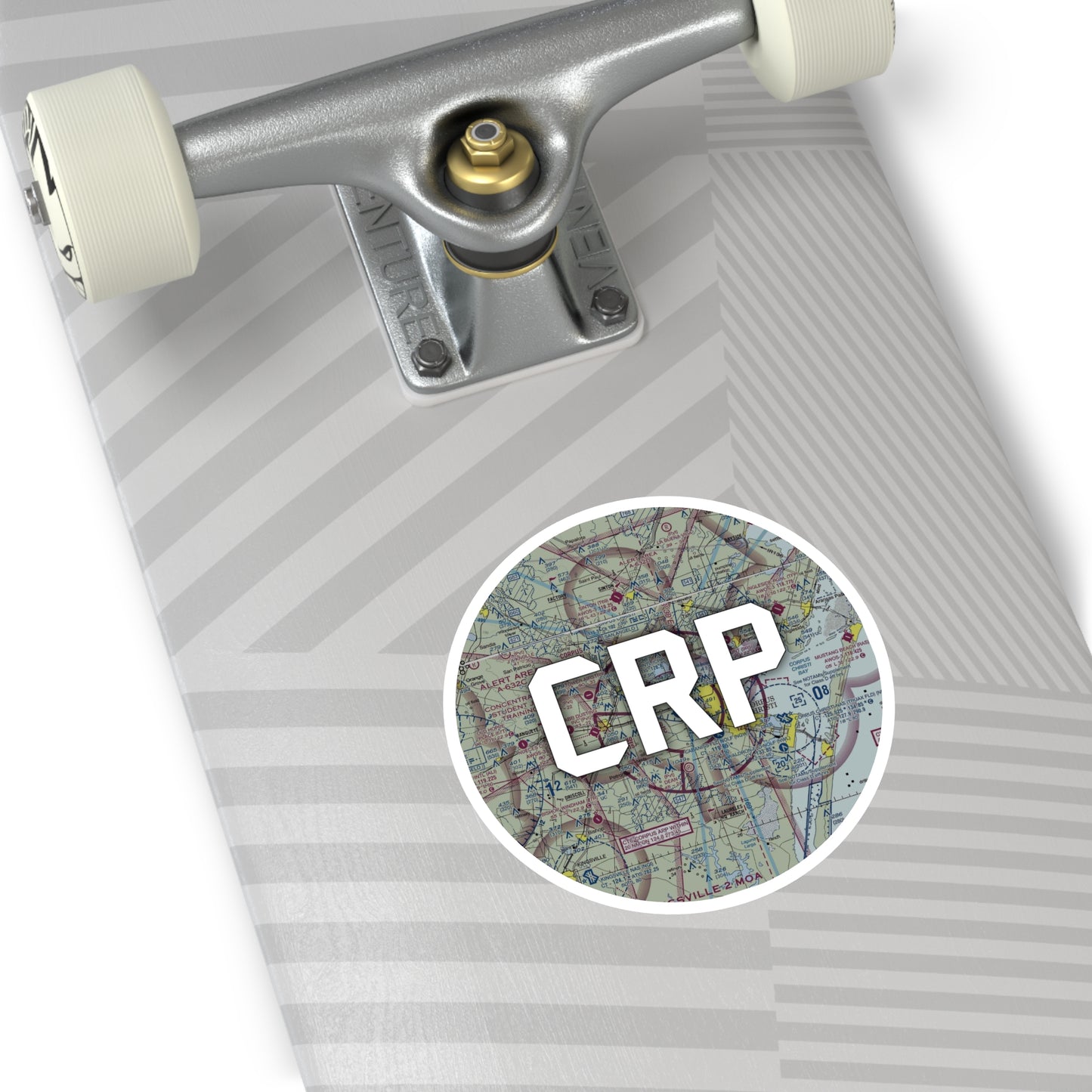 CRP Round Sticker | Corpus Christi International Airport Sticker