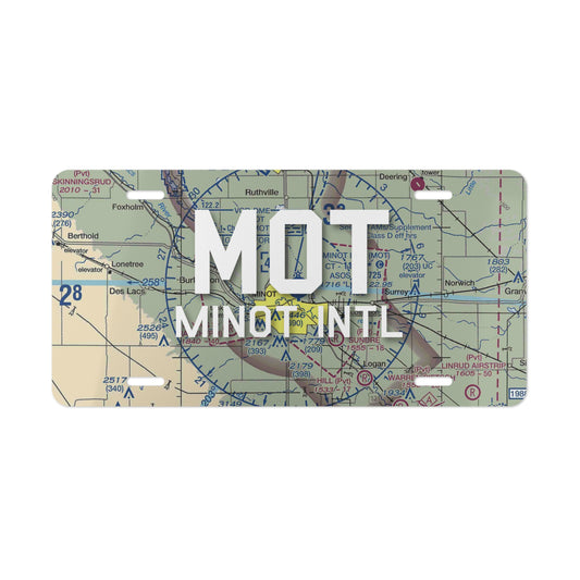 MOT Vanity Plate | Minot International Airport Vanity Plate