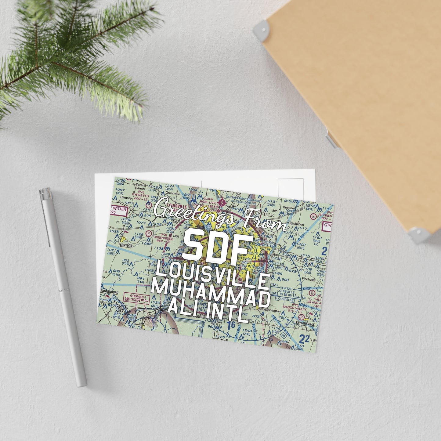 SDF Postcard | Louisville Muhammad Ali International Airport Card