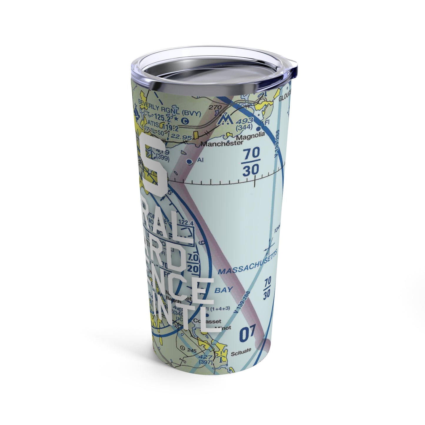 BOS Tumbler | General Edward Lawrence Logan International Airport Tumbler