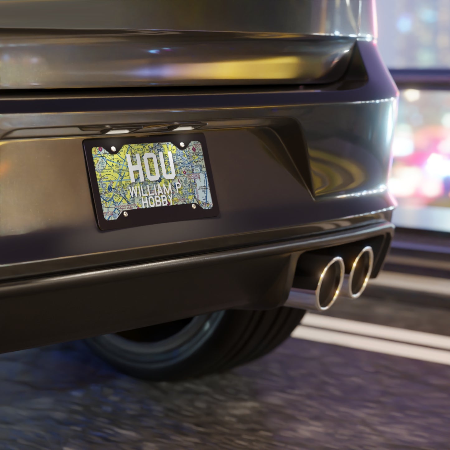 HOU Vanity Plate | William P Hobby Airport Vanity Plate