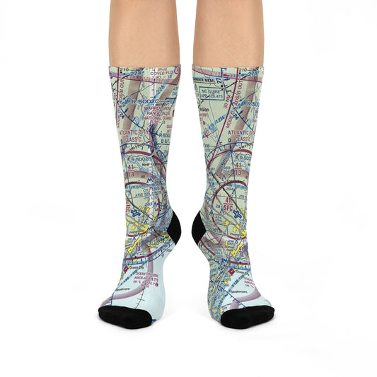 ACY Cushioned Crew Socks | Atlantic City International Airport Socks