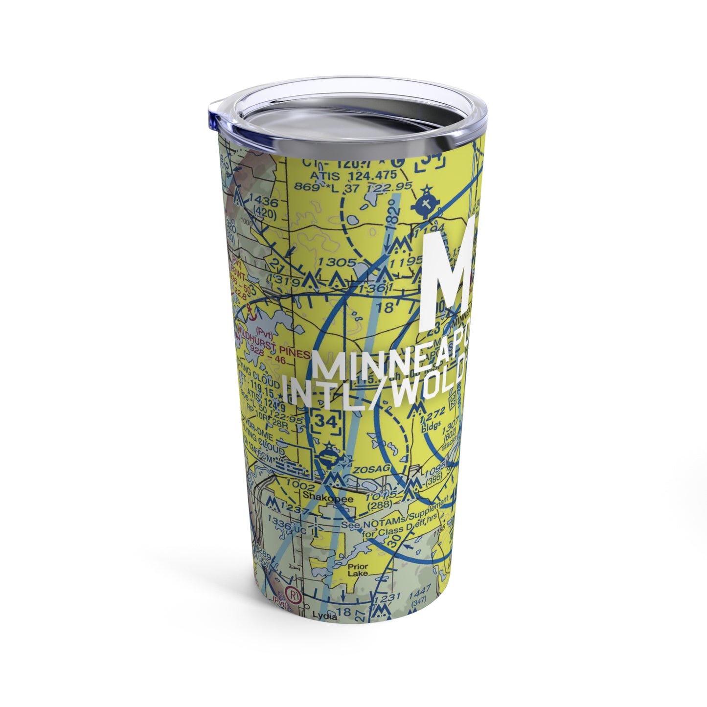 MSP Tumbler | Minneapolis-St Paul International/Wold-Chamberlain Airport Tumbler