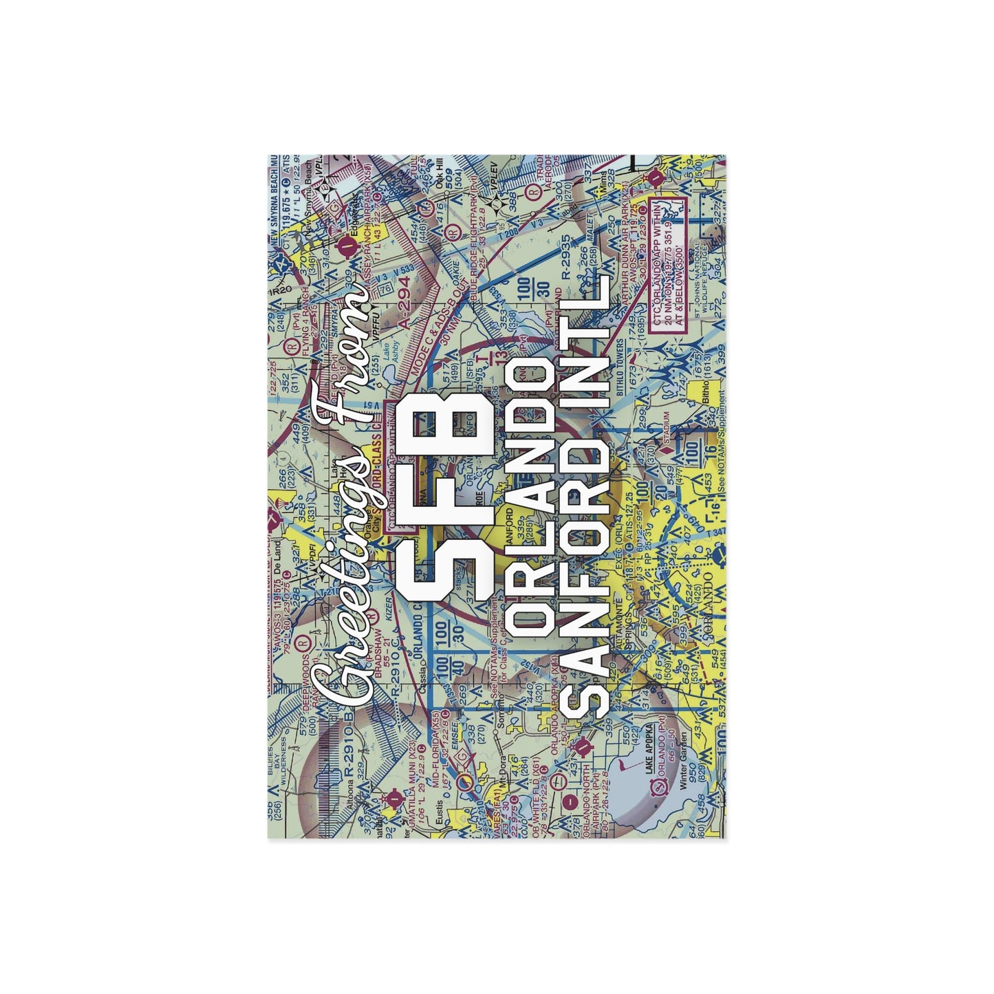 SFB Postcard | Orlando Sanford International Airport Card