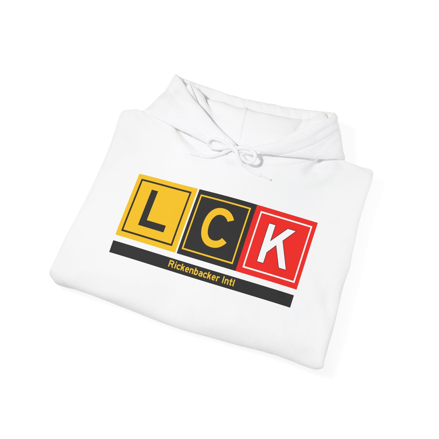 LCK Taxiway Hoodie w/ Airport Name | Rickenbacker International Airport Hoodie