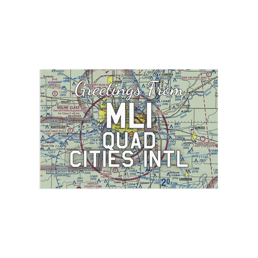 MLI Postcard | Quad Cities International Airport Card