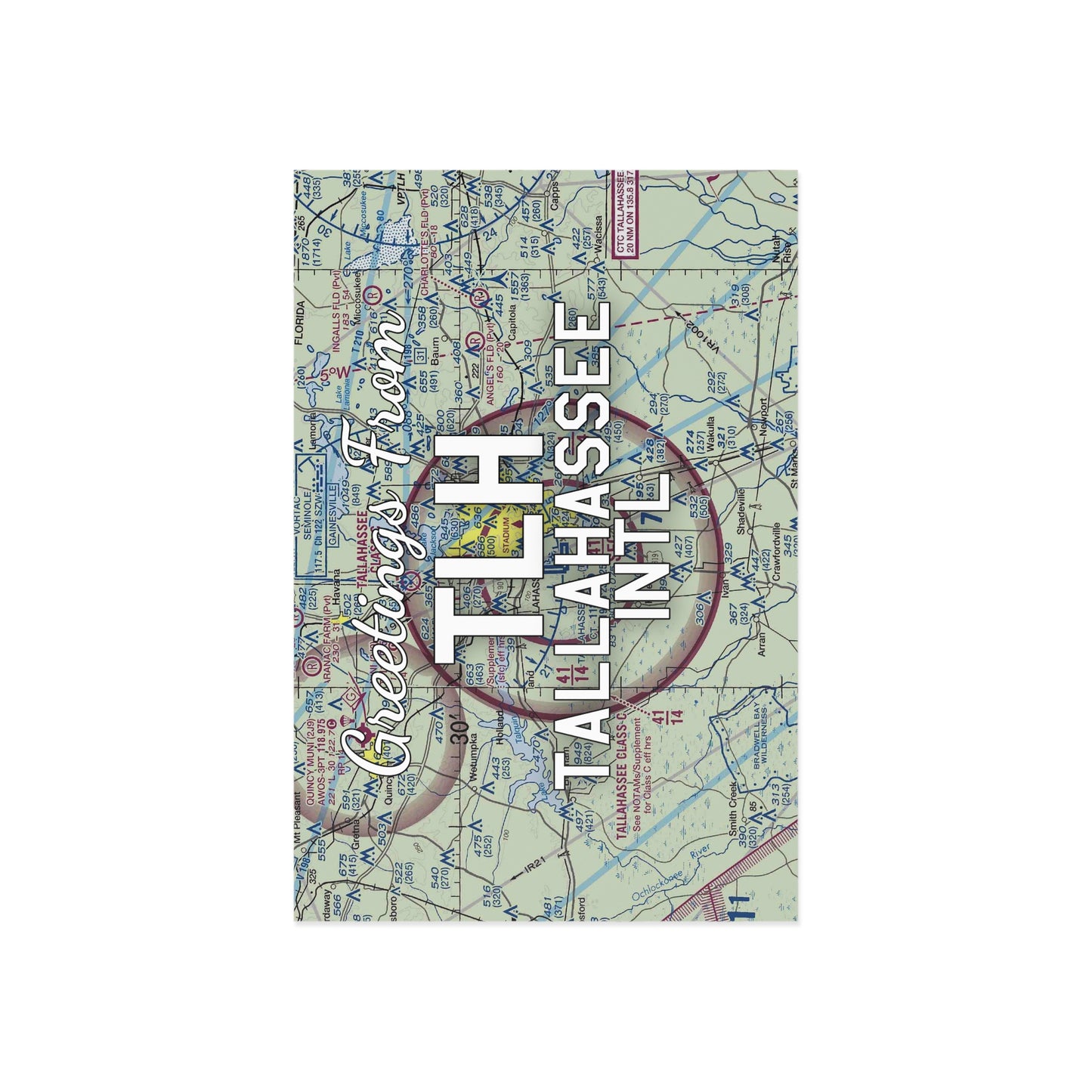 TLH Postcard | Tallahassee International Airport Card