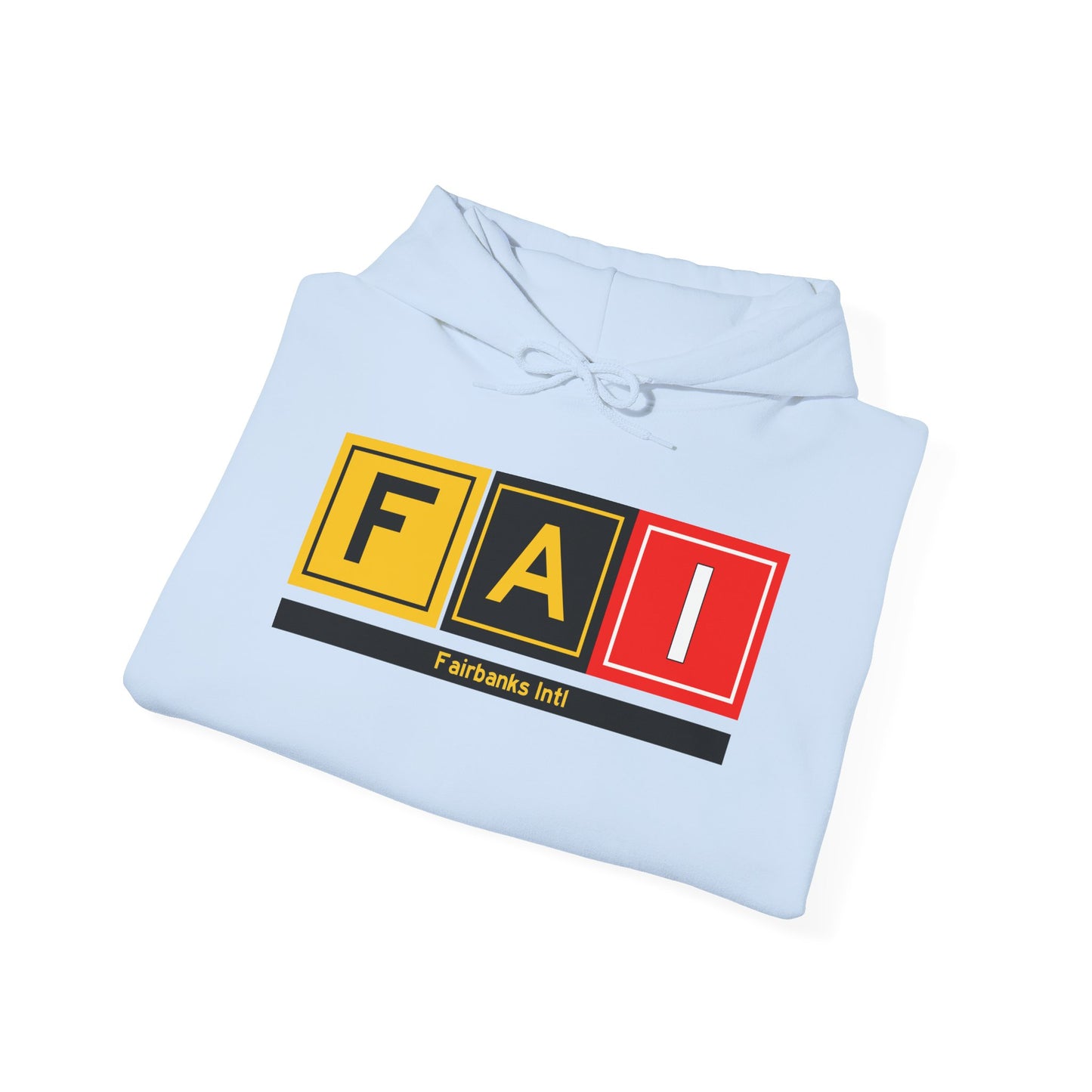 FAI Taxiway Hoodie w/ Airport Name | Fairbanks International Airport Hoodie