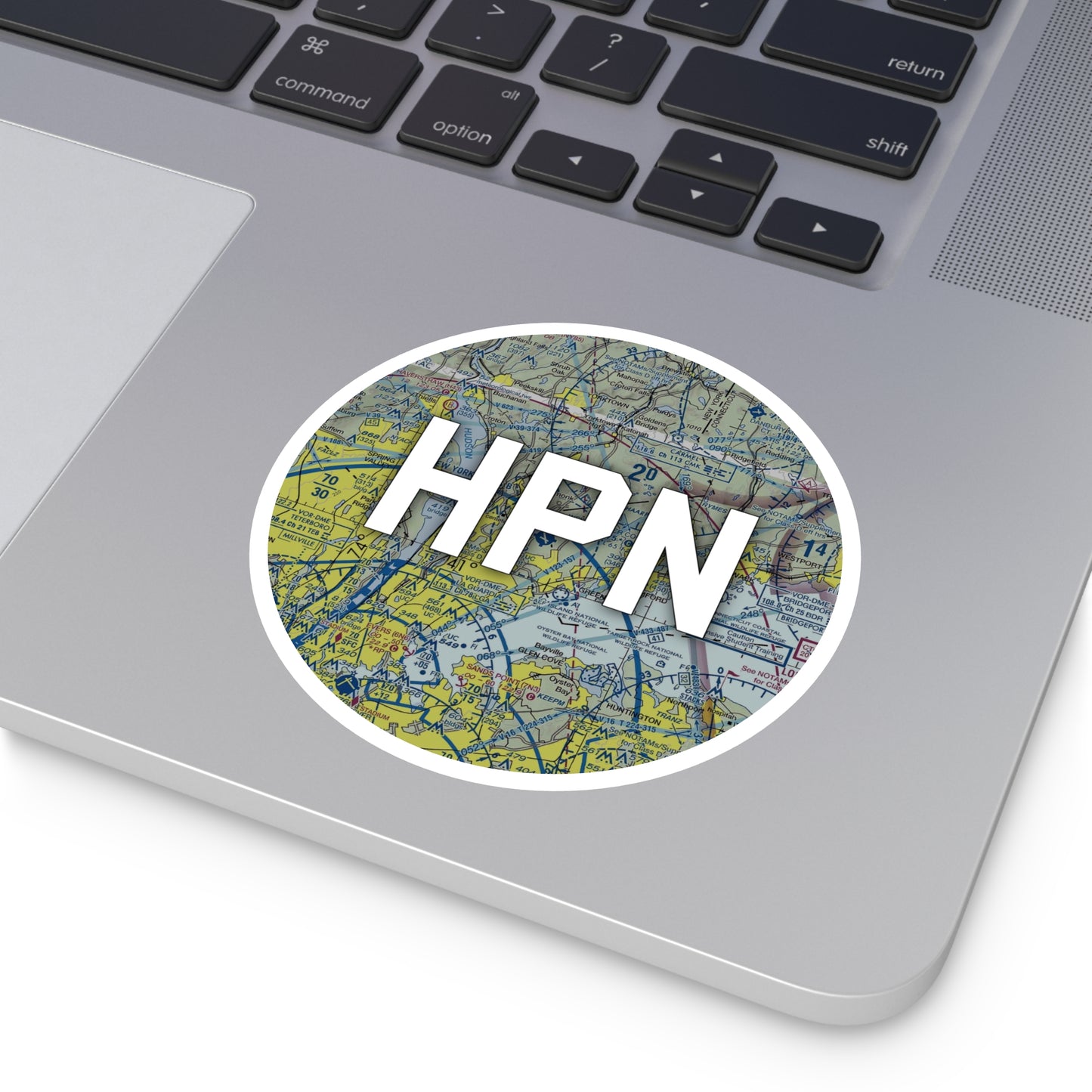 HPN Round Sticker | Westchester County Airport Sticker