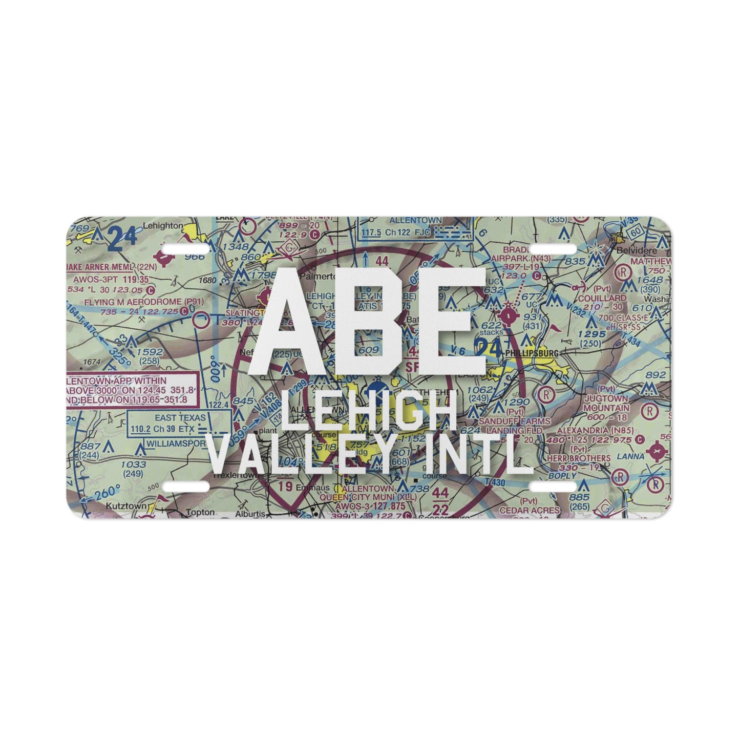 ABE Vanity Plate | Lehigh Valley International Airport Vanity Plate