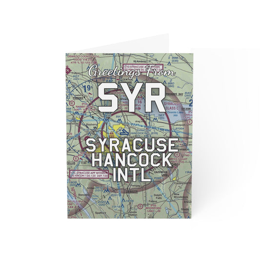 SYR Greeting Cards | Syracuse Hancock International Airport Cards