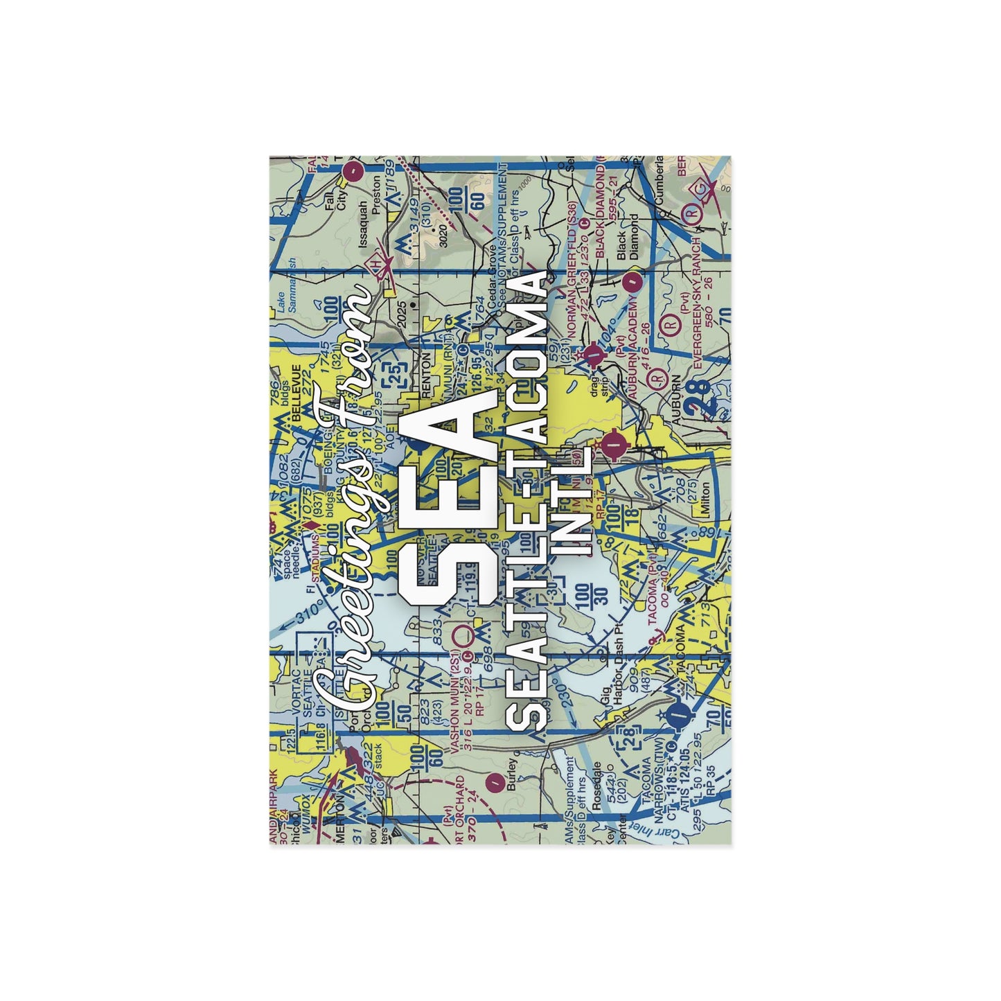 SEA Postcard | Seattle-Tacoma International Airport Card