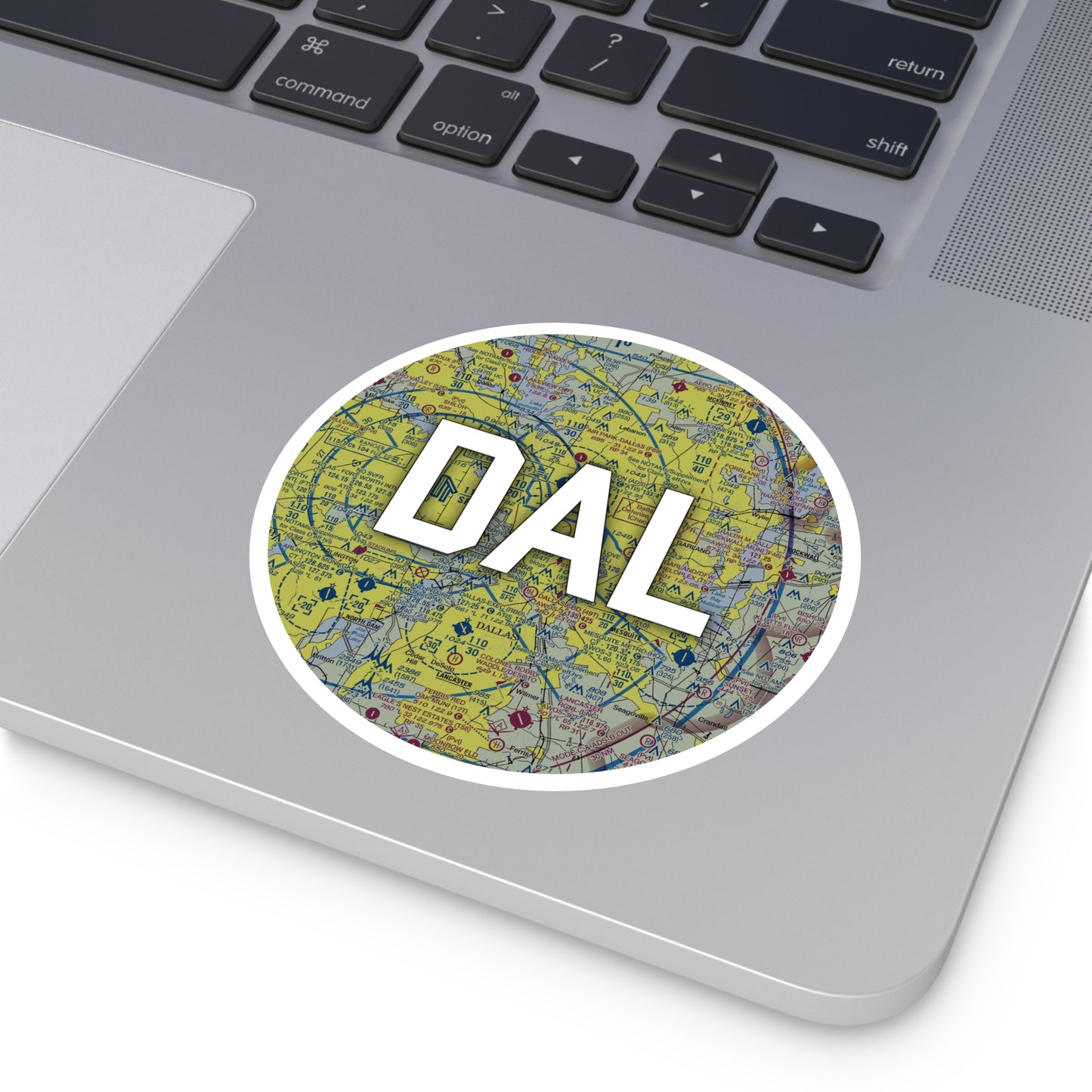 DAL Round Sticker | Dallas Love Field Airport Sticker