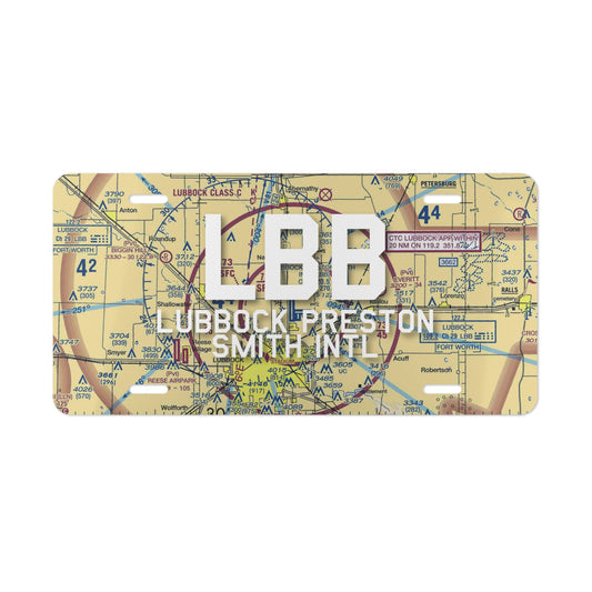 LBB Vanity Plate | Lubbock Preston Smith International Airport Vanity Plate