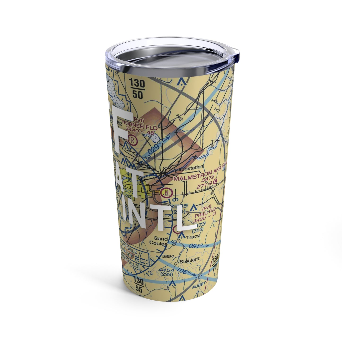 GTF Tumbler | Great Falls International Airport Tumbler