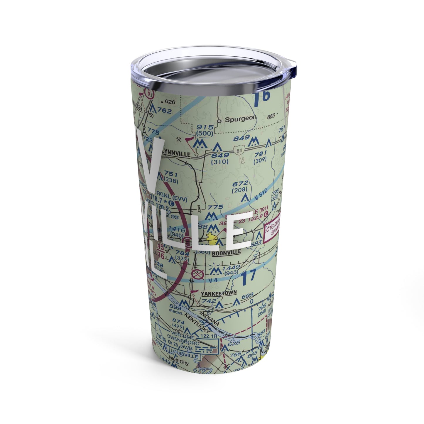 EVV Tumbler | Evansville Regional Airport Tumbler