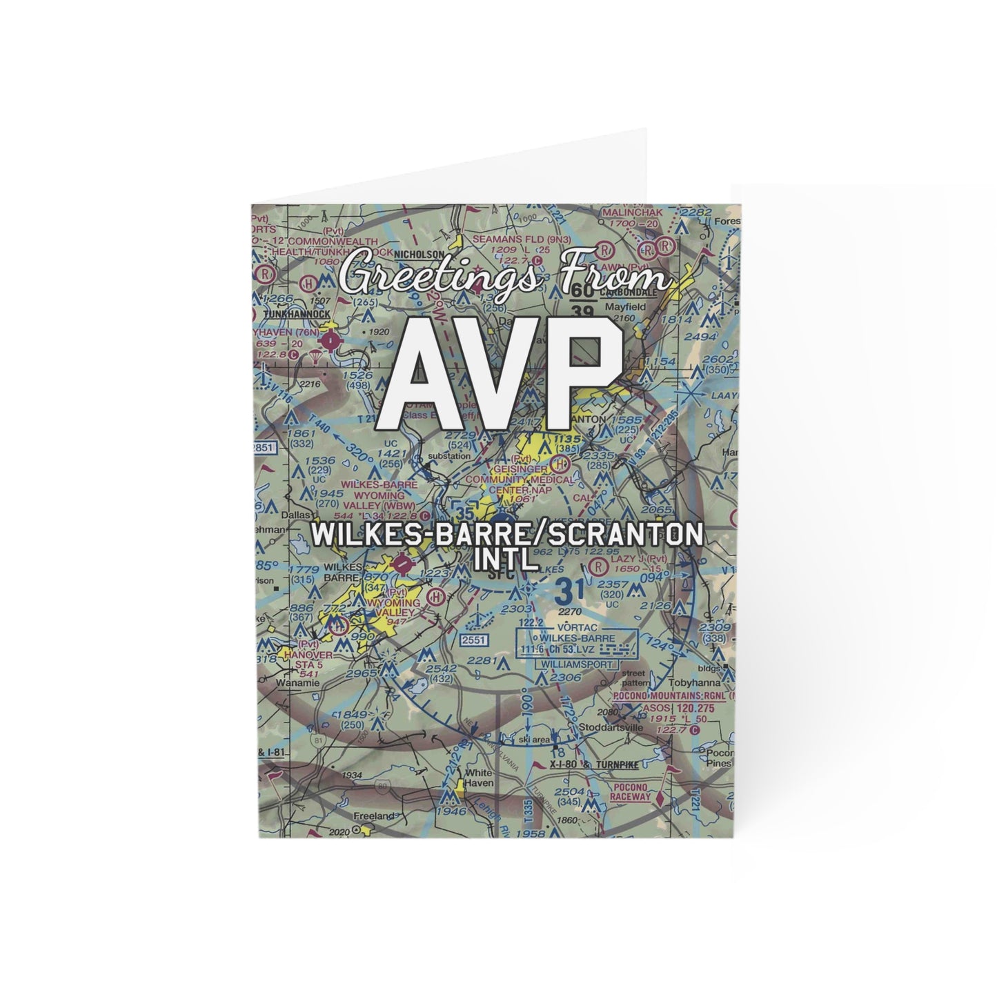 AVP Greeting Cards | Wilkes-Barre/Scranton International Airport Cards