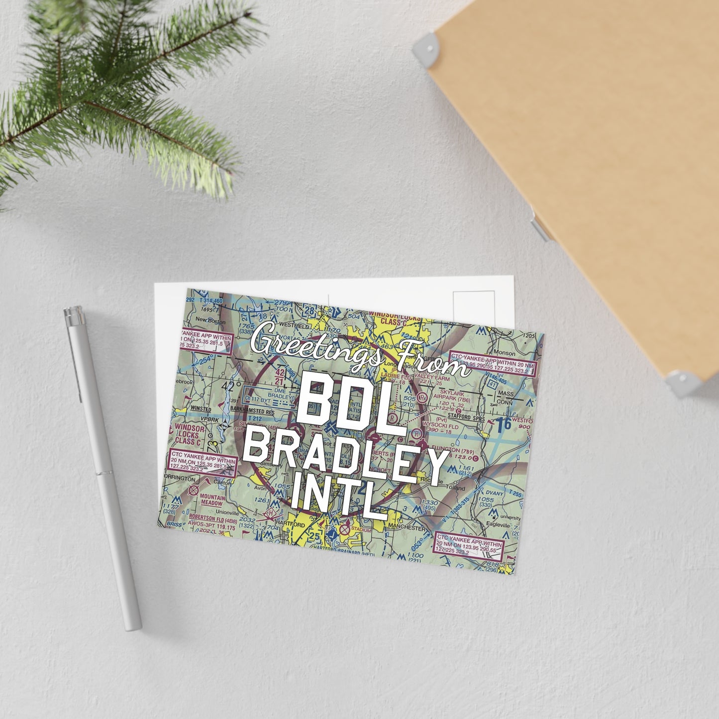 BDL Postcard | Bradley International Airport Card