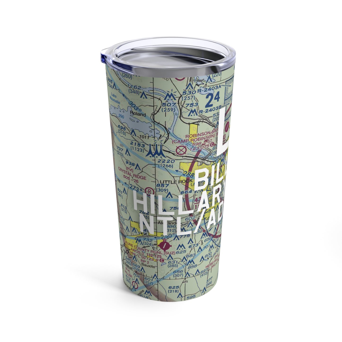 LIT Tumbler | Bill and Hillary Clinton National/Adams Field Airport Tumbler