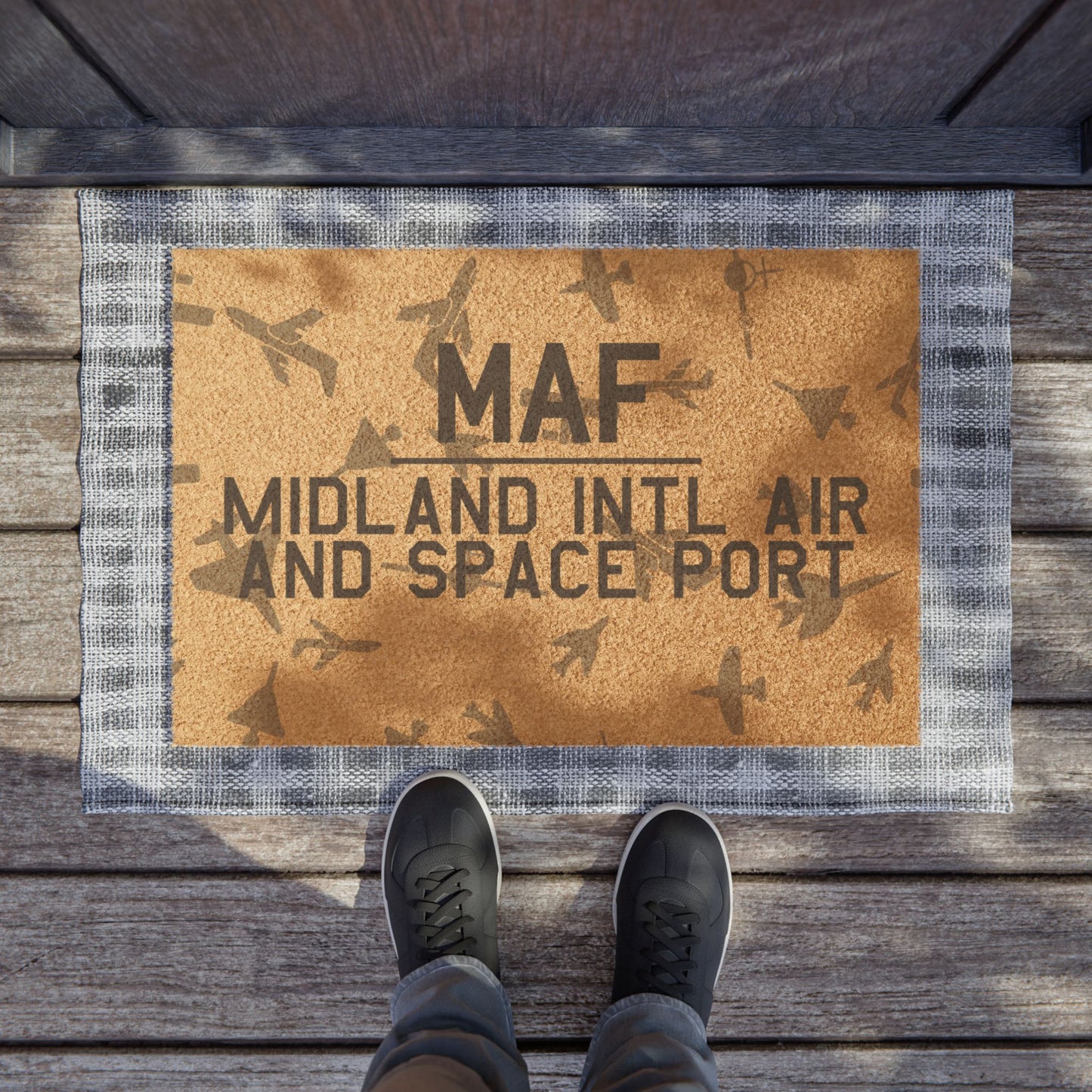 MAF Doormat | Midland International Air and Space Port Airport Doormat