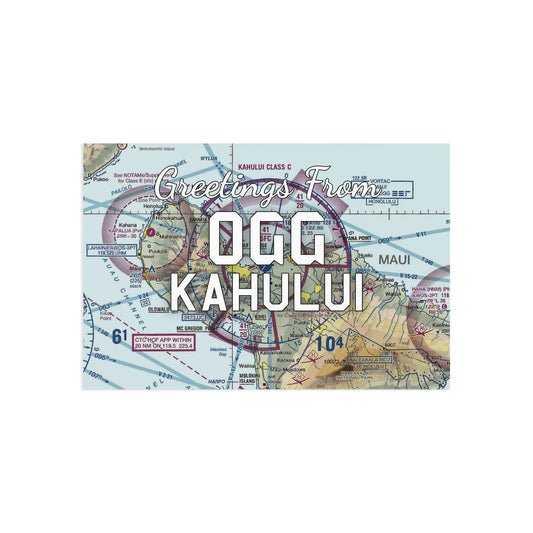 OGG Postcard | Kahului Airport Card