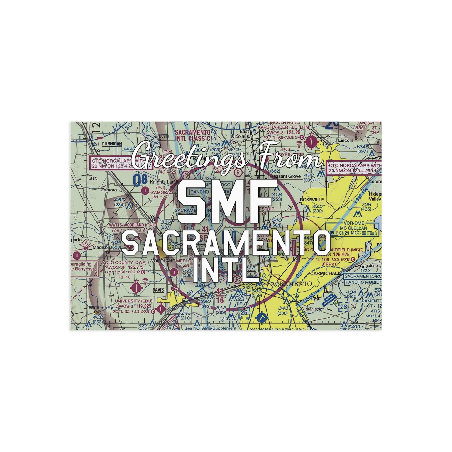 SMF Postcard | Sacramento International Airport Card