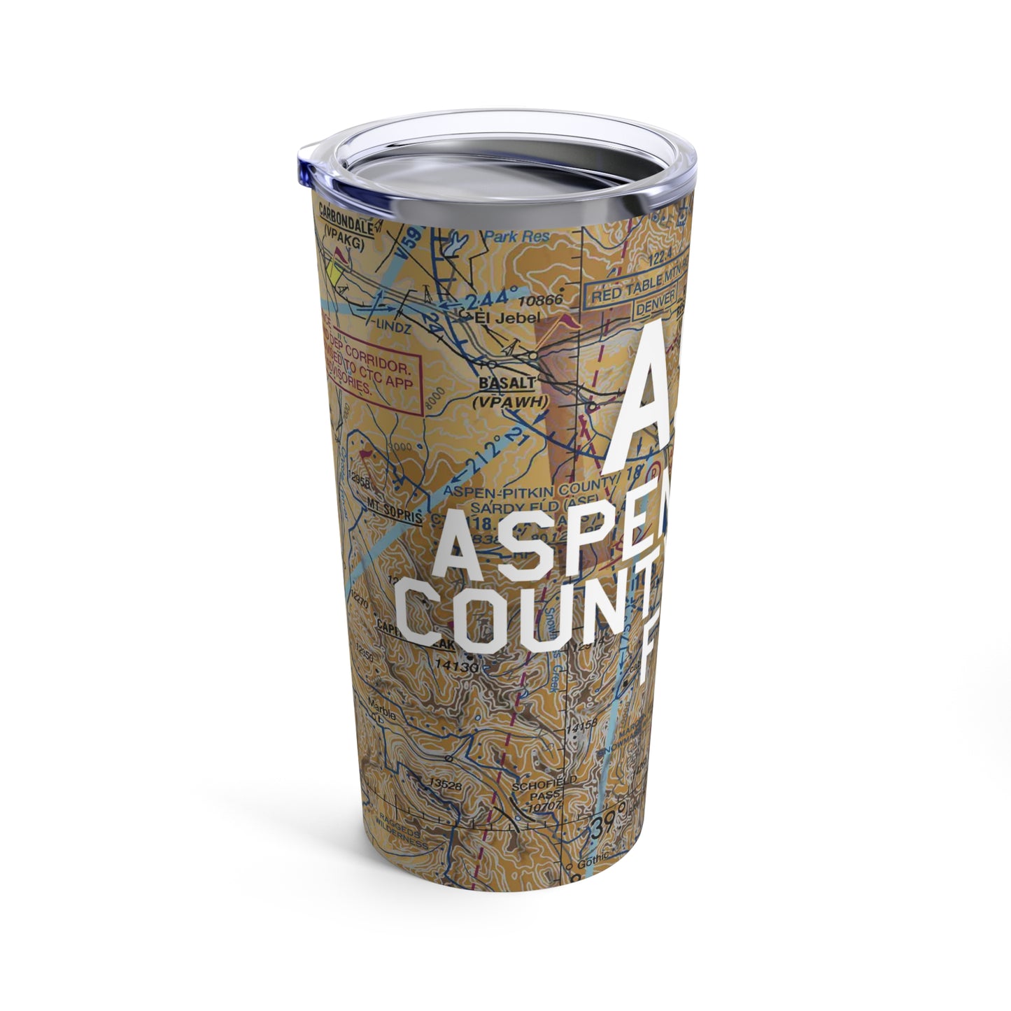 ASE Tumbler | Aspen-Pitkin County/Sardy Field Airport Tumbler