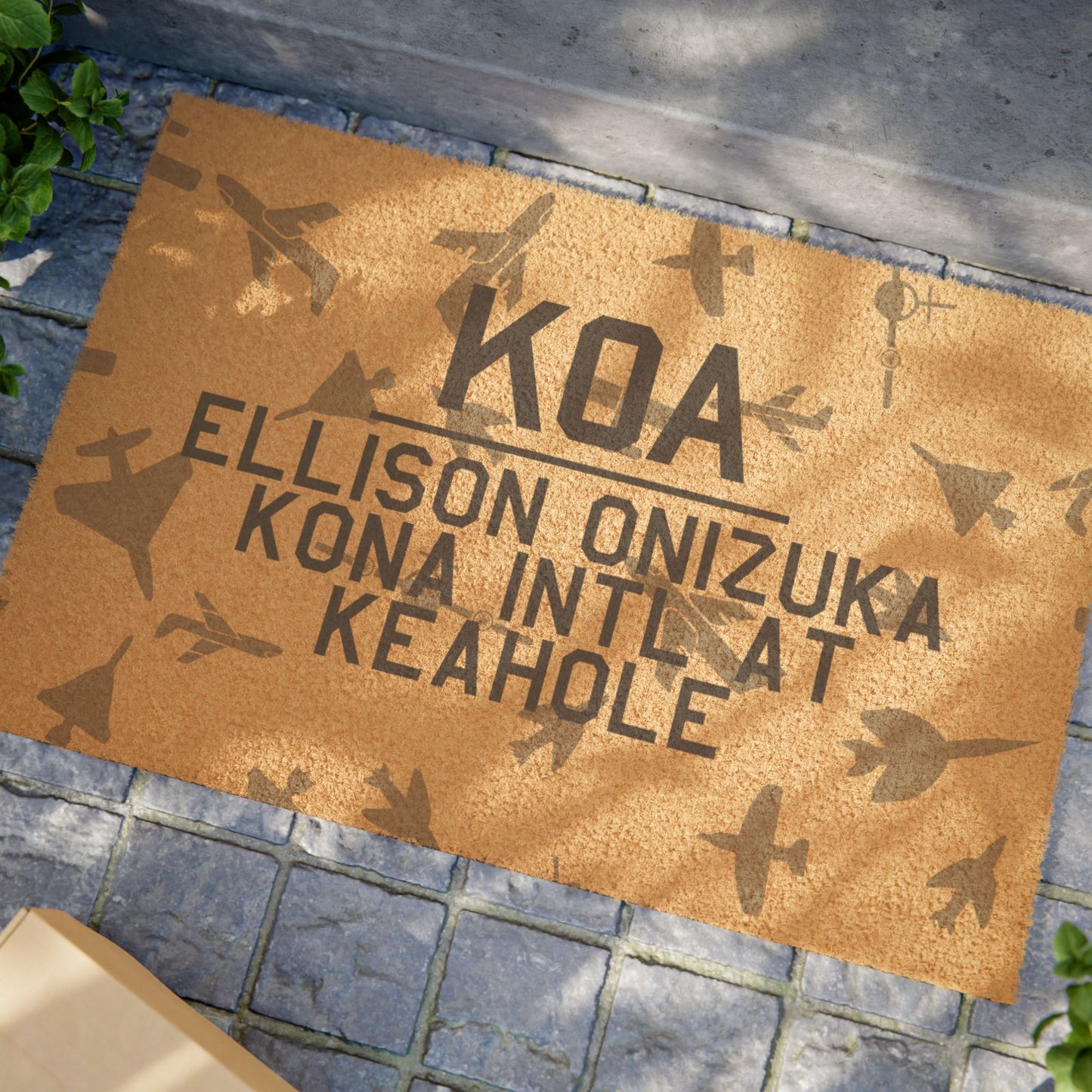 KOA Doormat | Ellison Onizuka Kona International At Keahole Airport Doormat