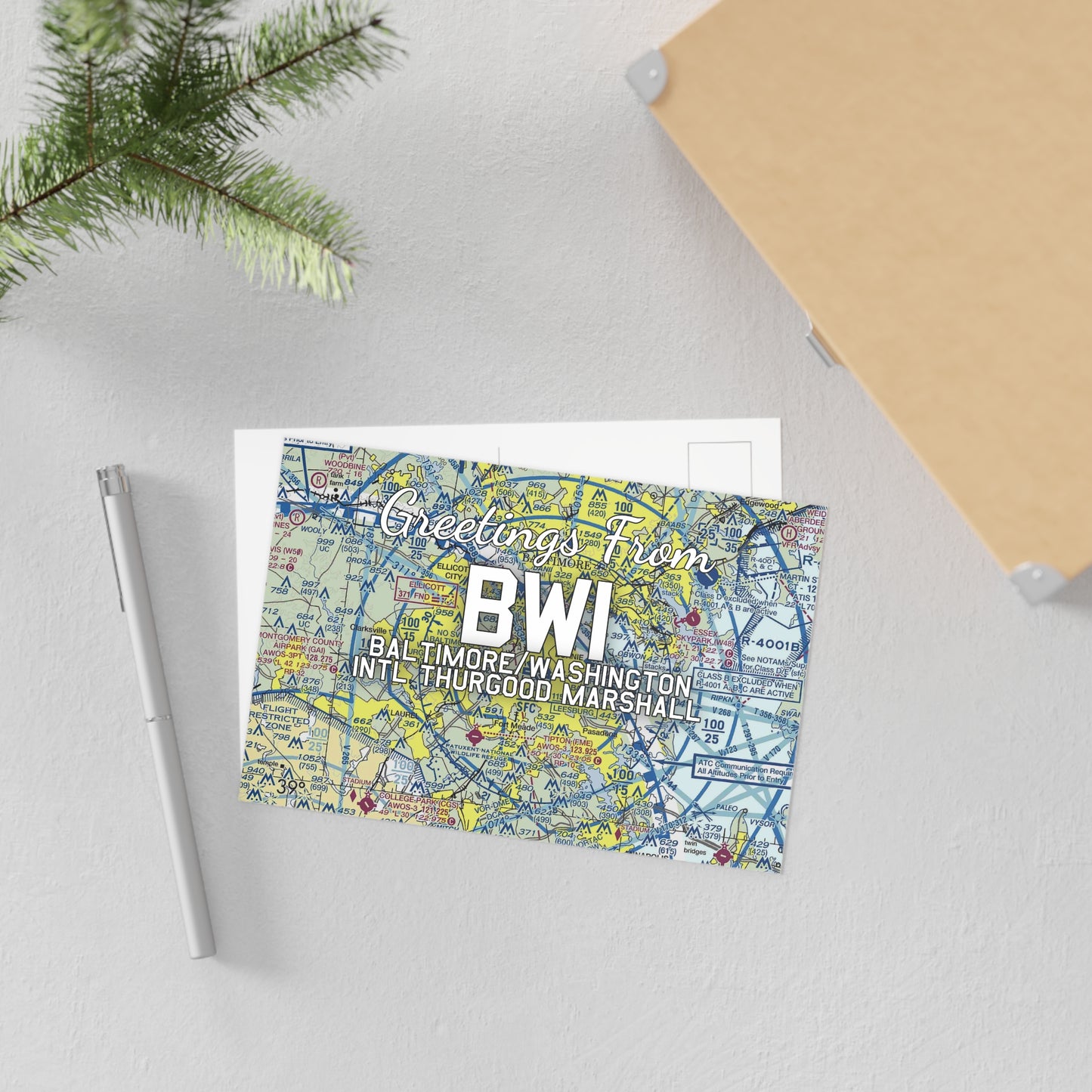 BWI Postcard | Baltimore/Washington International Thurgood Marshall Airport Card