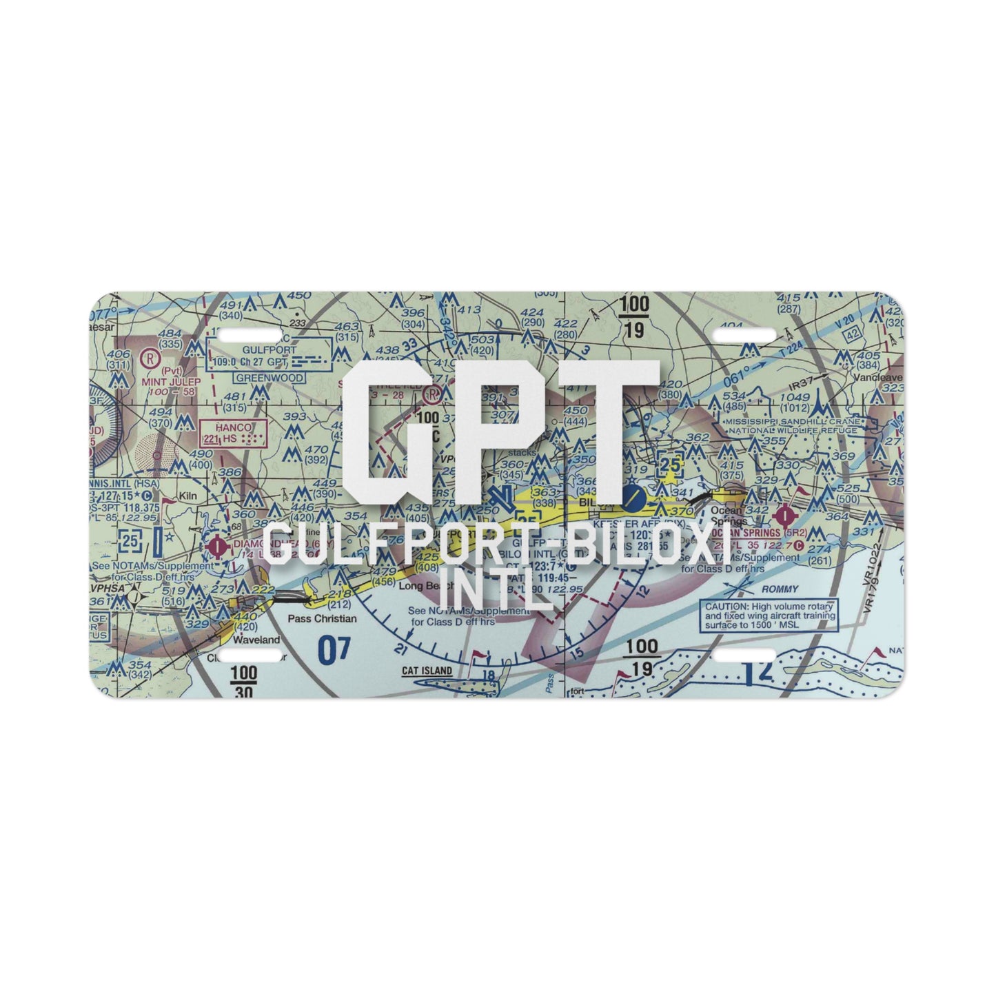 GPT Vanity Plate | Gulfport-Biloxi International Airport Vanity Plate