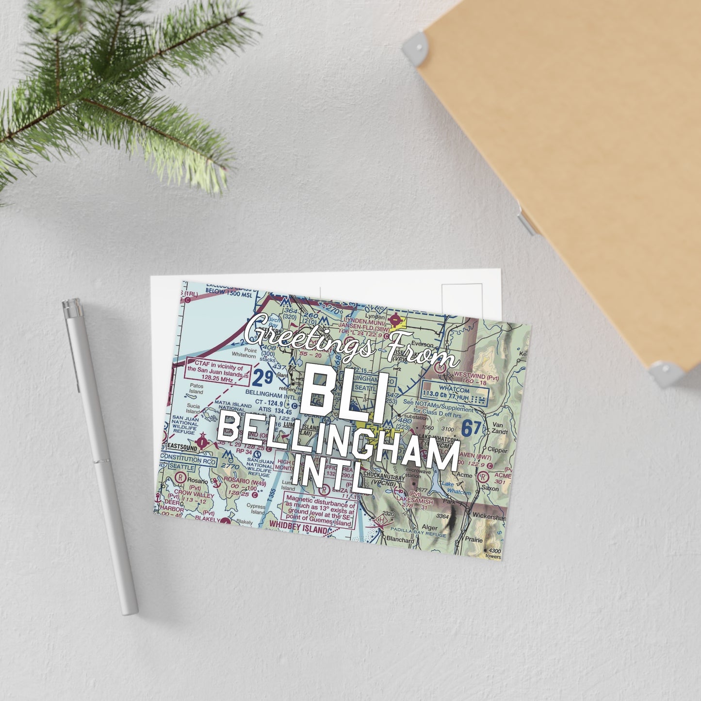BLI Postcard | Bellingham International Airport Card