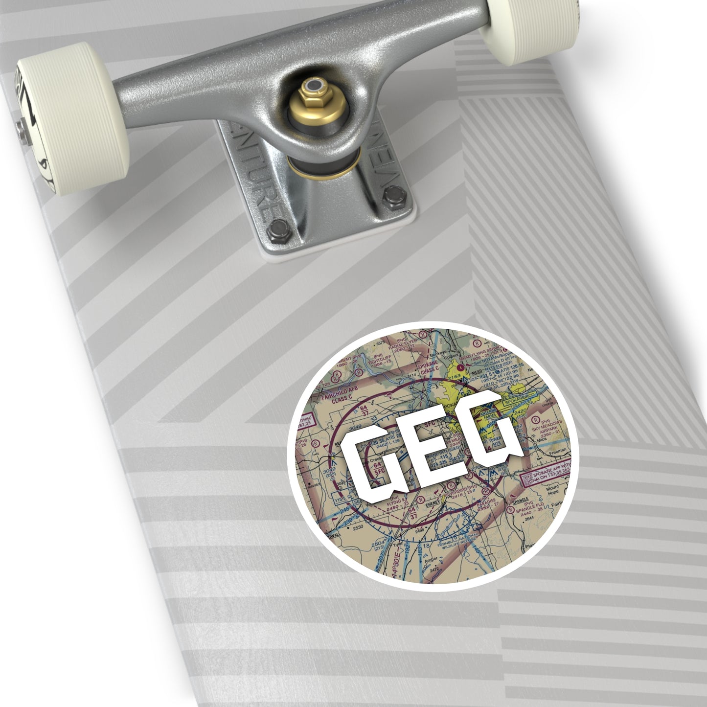 GEG Round Sticker | Spokane International Airport Sticker