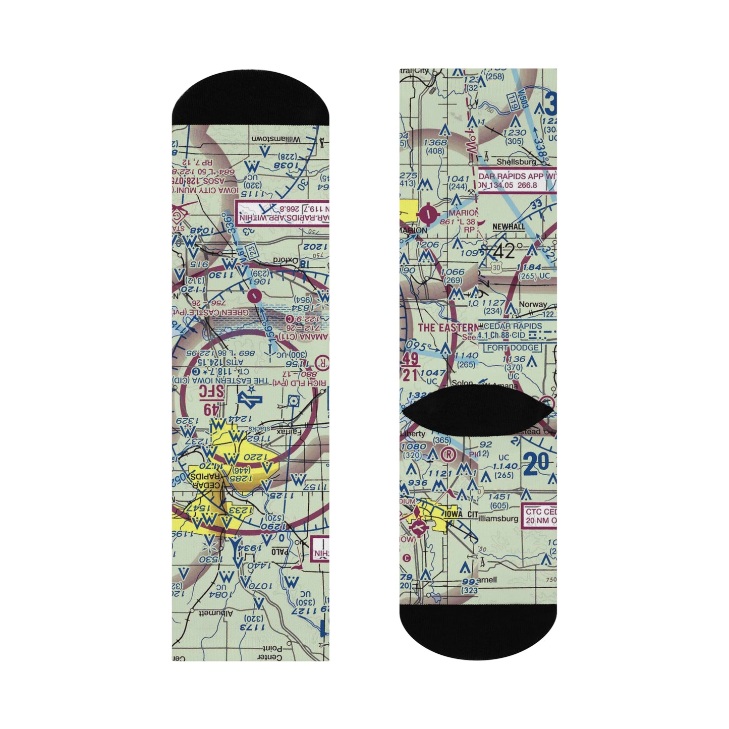 CID Cushioned Crew Socks | The Eastern Iowa Airport Socks