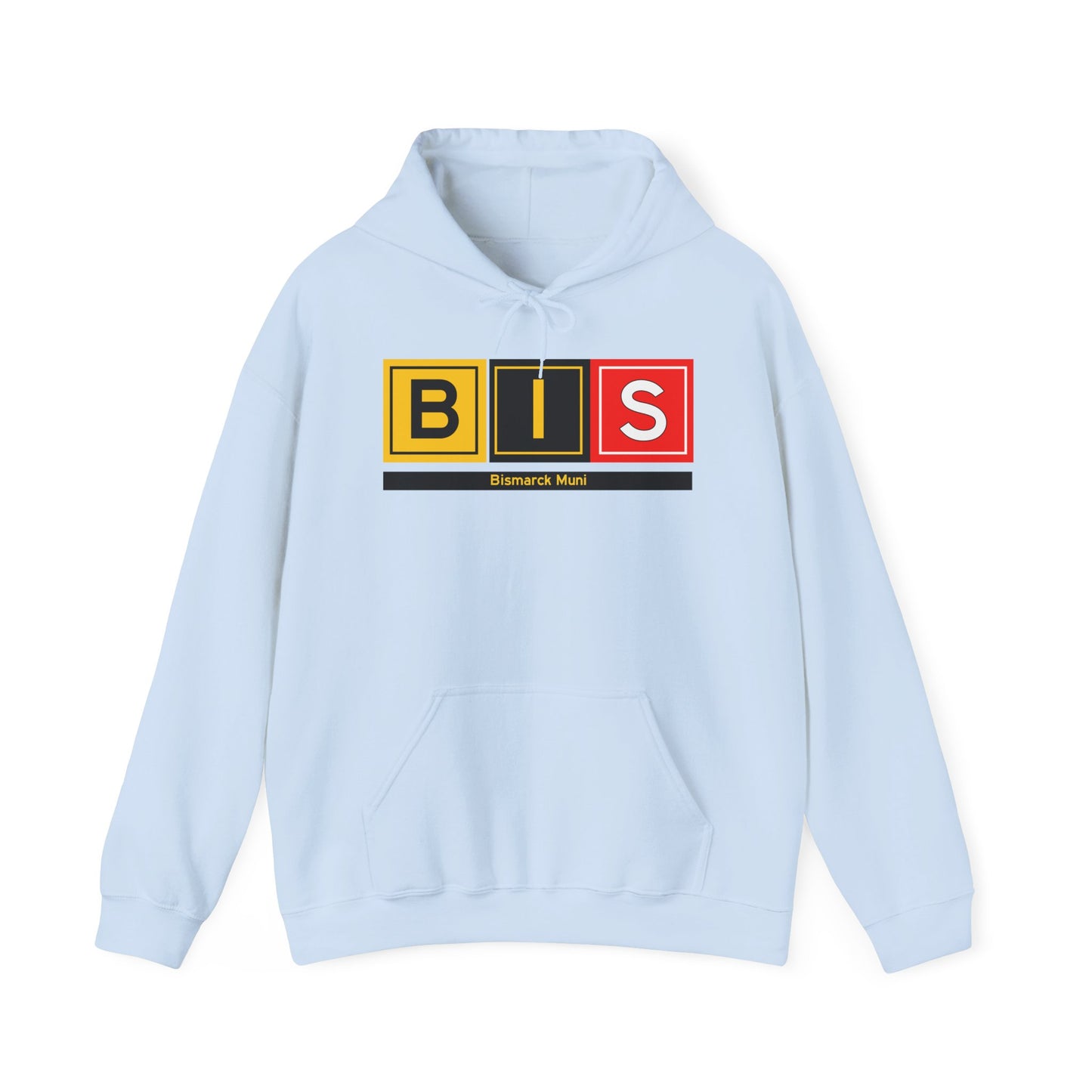 BIS Taxiway Hoodie w/ Airport Name | Bismarck Municipal Airport Hoodie