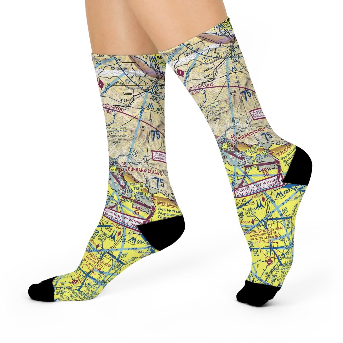 BUR Cushioned Crew Socks | Bob Hope Airport Socks