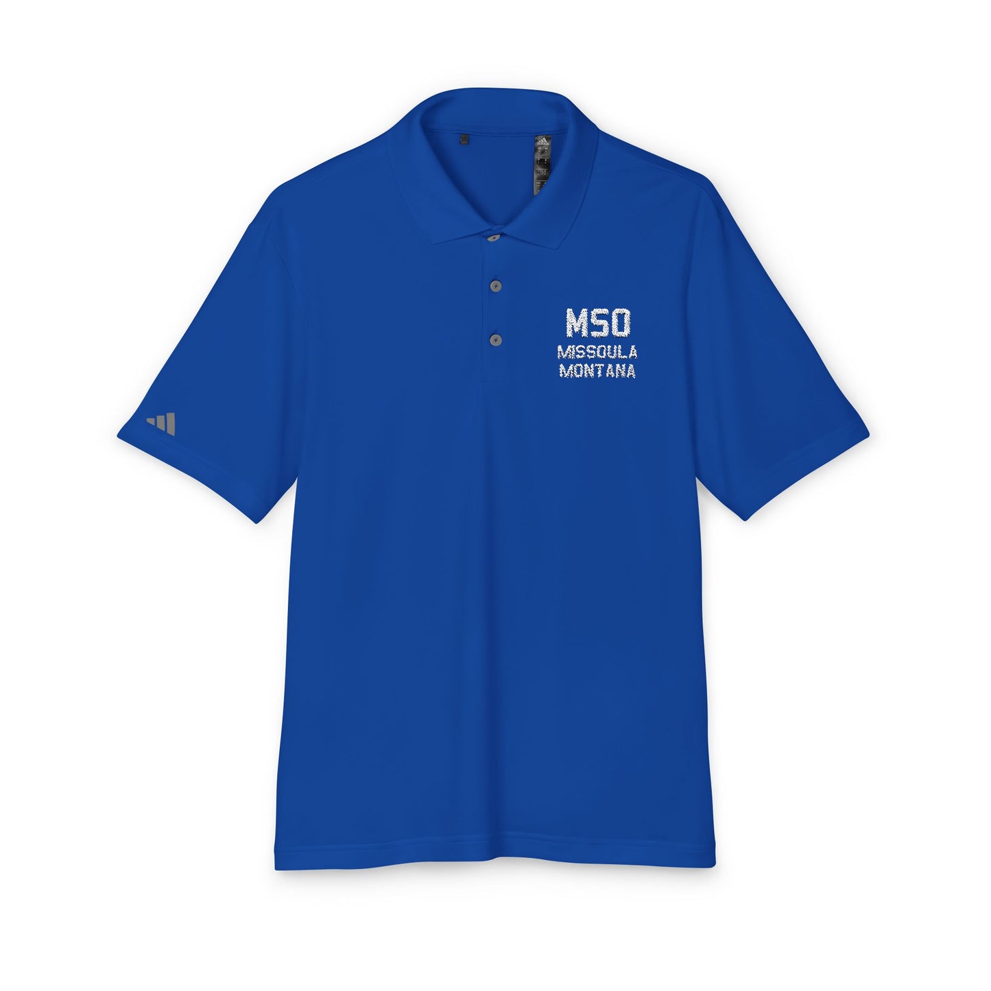 MSO Adidas Polo | Missoula Montana Airport Polo