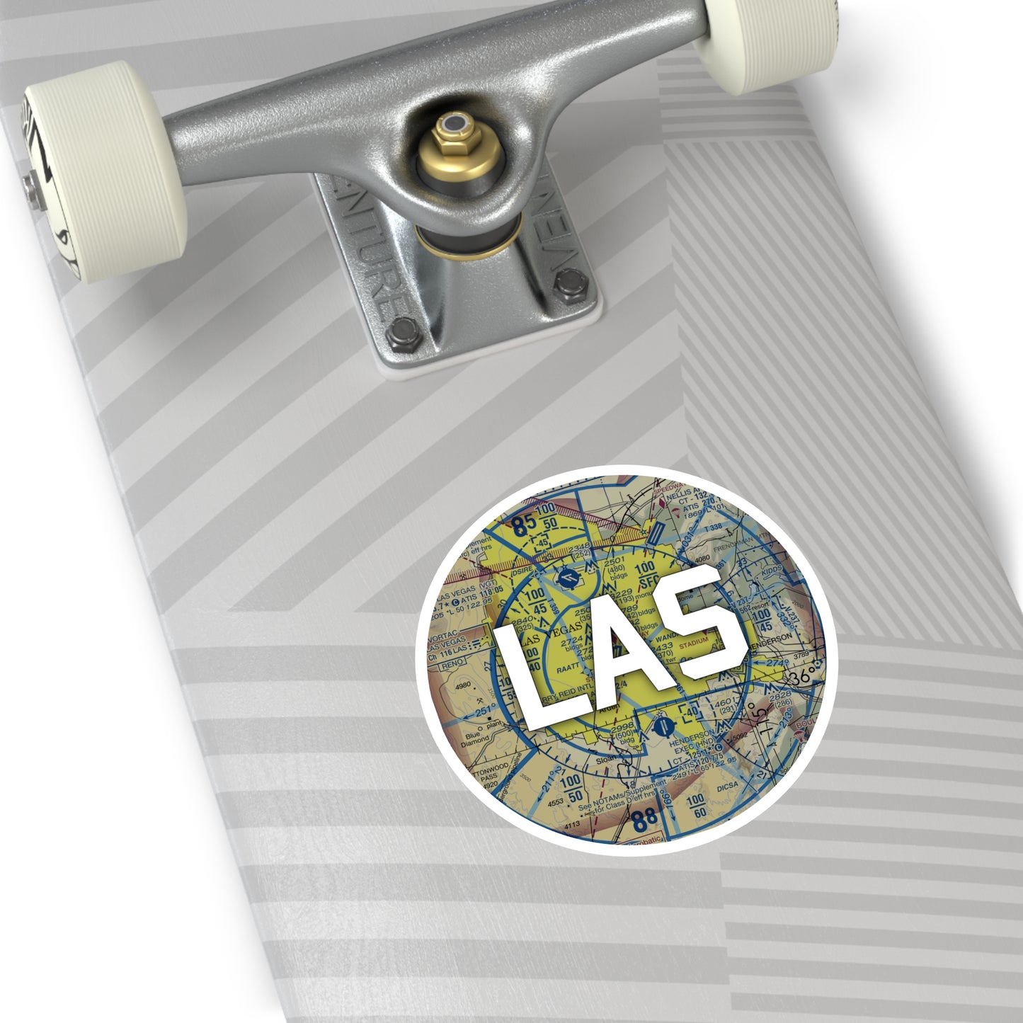 LAS Round Sticker | Harry Reid International Sticker