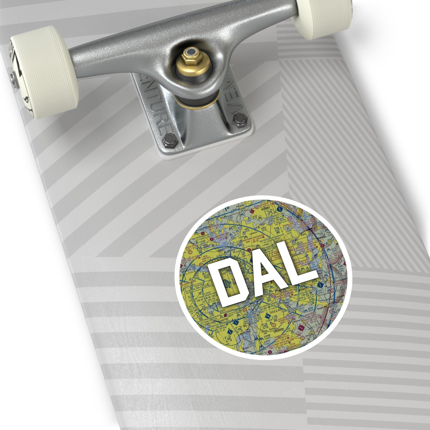 DAL Round Sticker | Dallas Love Field Airport Sticker