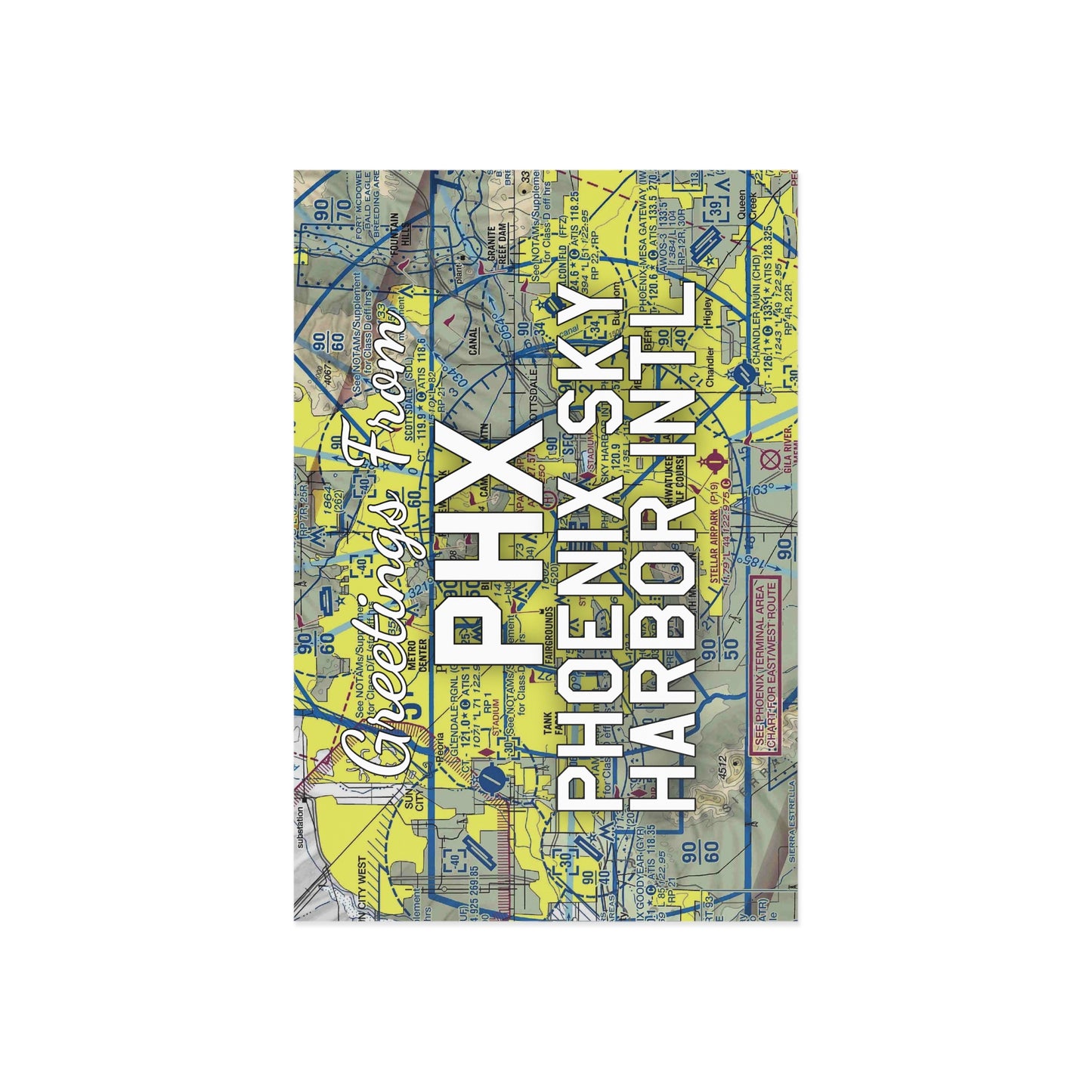 PHX Postcard | Phoenix Sky Harbor International Airport Card