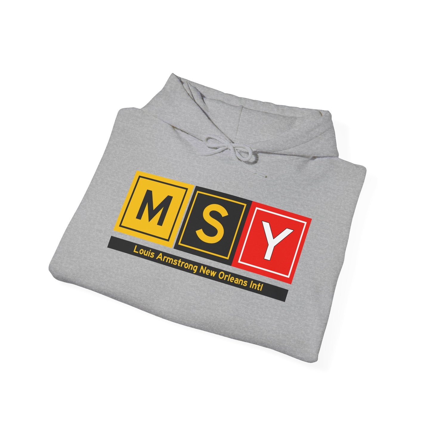 MSY Taxiway Hoodie w/ Airport Name | Louis Armstrong New Orleans International Airport Hoodie