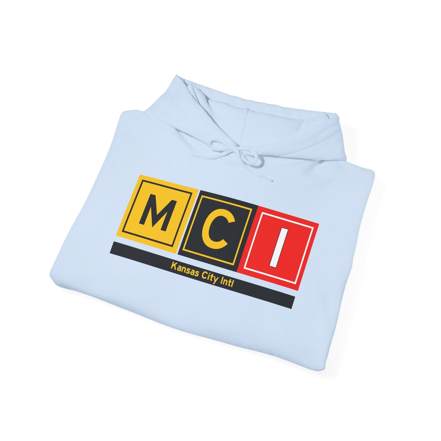 MCI Taxiway Hoodie w/ Airport Name | Kansas City International Airport Hoodie