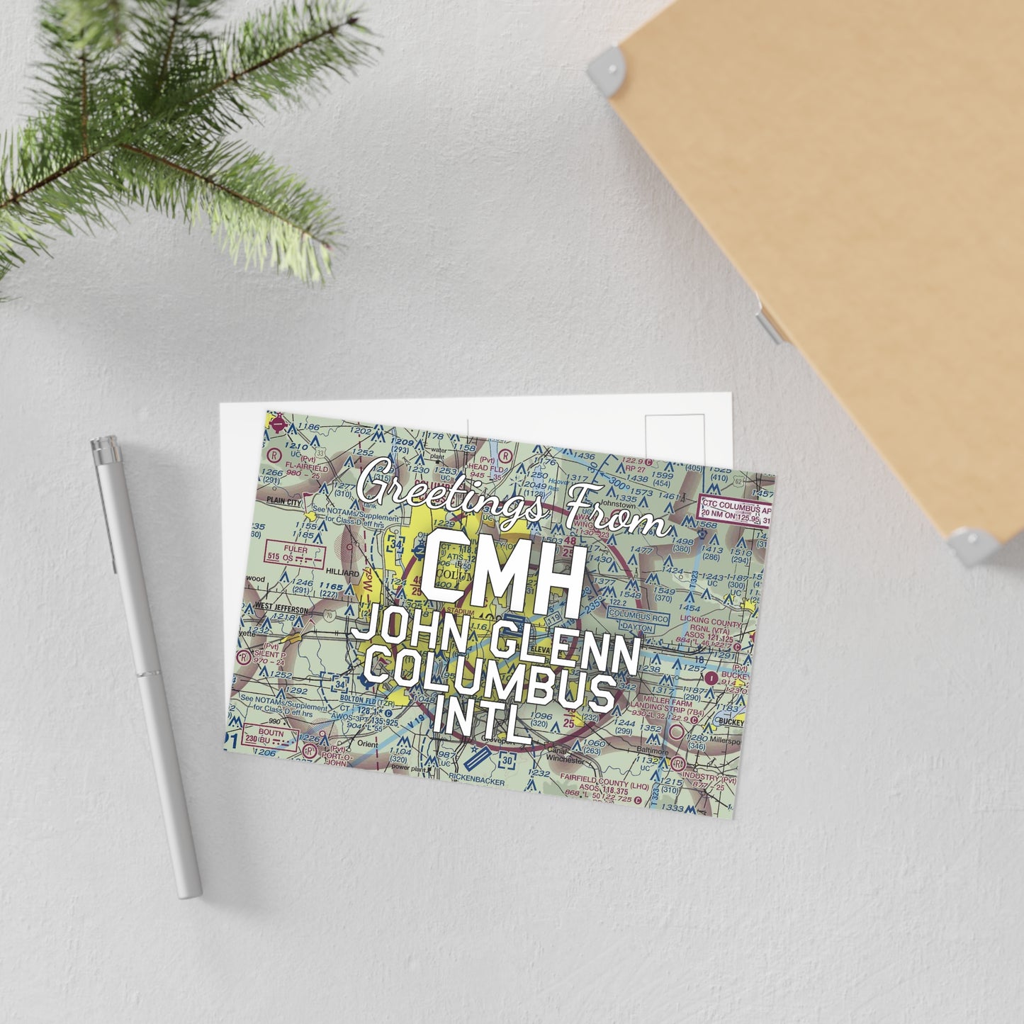 CMH Postcard | John Glenn Columbus International Airport Card